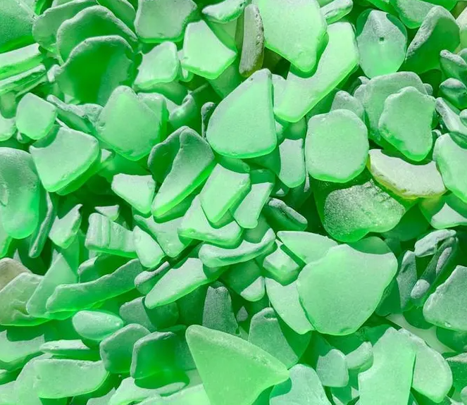 Kelly Green Emerald Sea Glass | Genuine Real Beach Glass for Sale | Sea Glass Jewelry